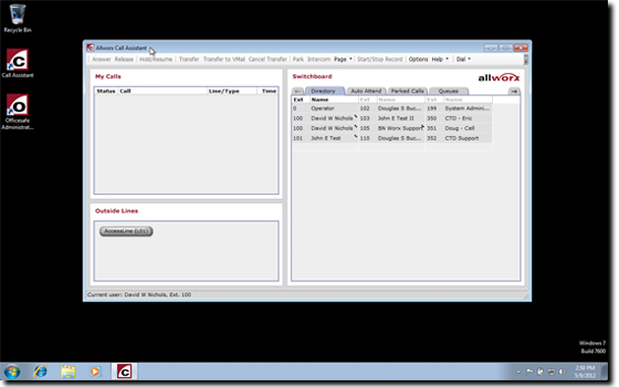 bnworx call assistant allworx virtual machine full screen